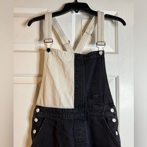 Guess Cream Denim overalls